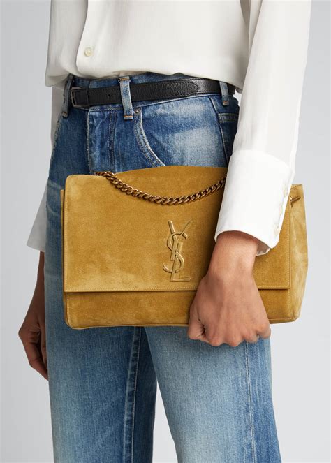 ysl monogram crossbody bag large|YSL monogram bag review.